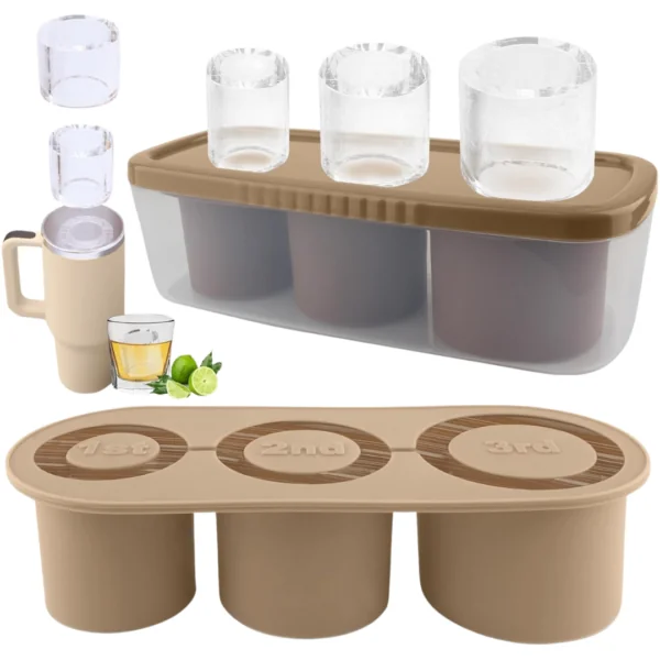 Ice Cube Tray With Lid and Bin
