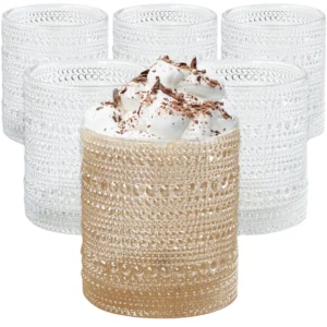 Kate Aspen Beaded Drinking Glasses Set of