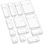 Drawer Organizers with Non-Slip Silicone Pads