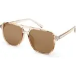 Retro Square Aviator Sunglasses