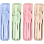 Travel Utensils Set with Case 4 Sets