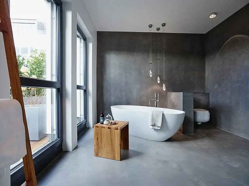 Concrete Gray Walls