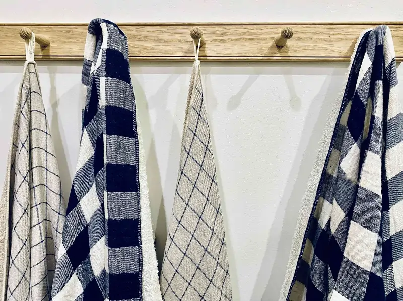 install a begboard for towel storage