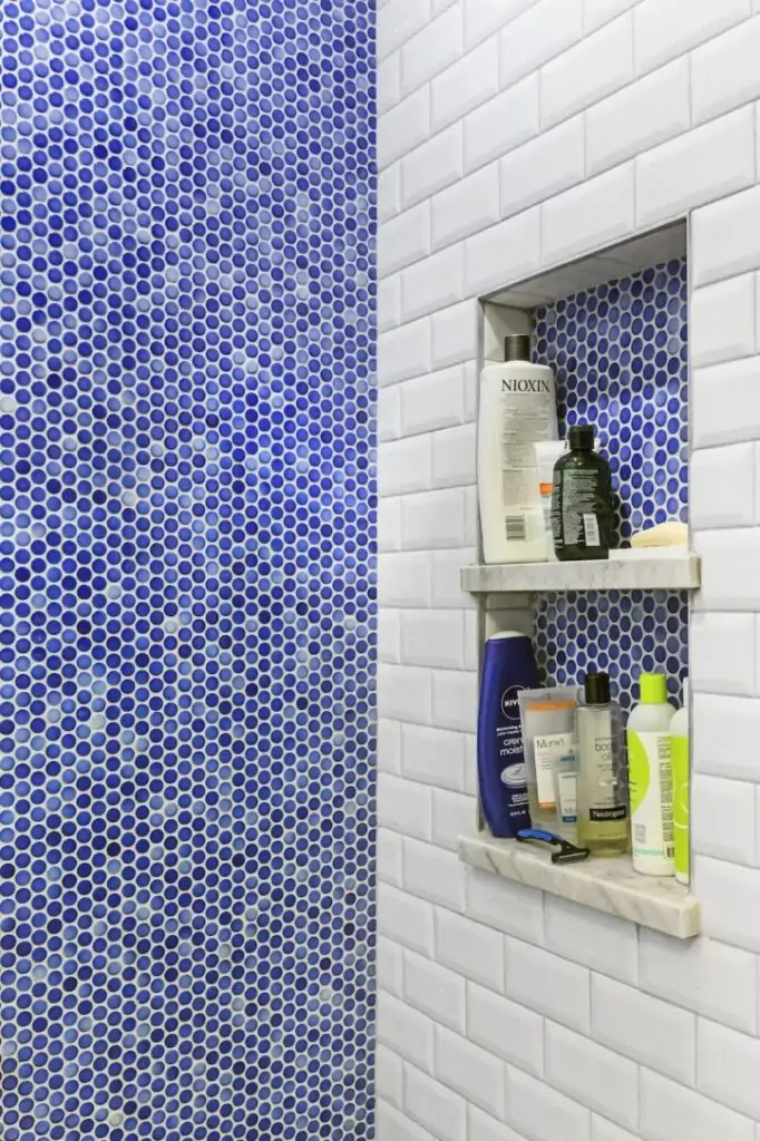 Tiles enhance and beautify storage compartments