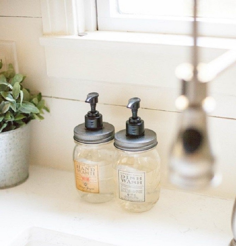 mason jar soap dispenser