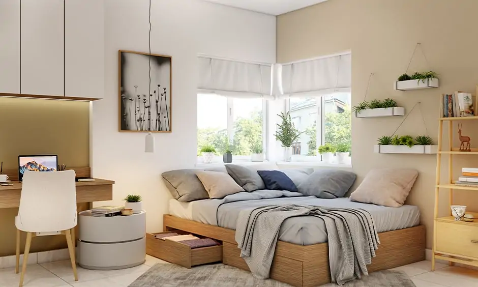 bed corner placement