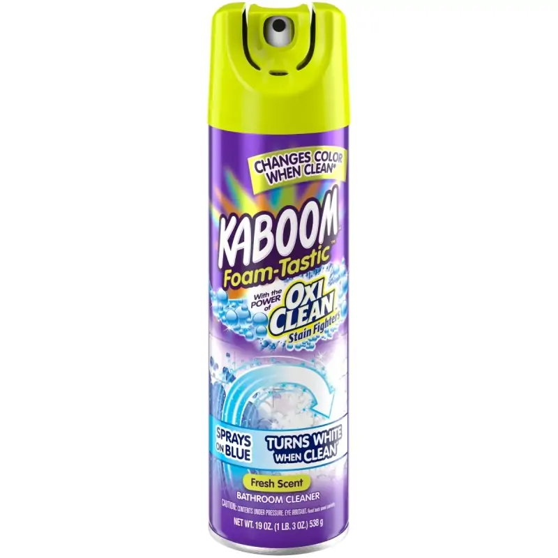 Kaboom Foam Tastic with OxiClean cleaner