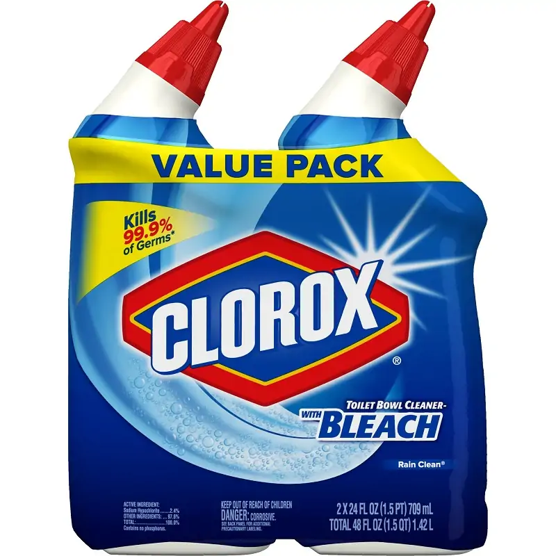 clorox toilet bowl cleaner with bleach