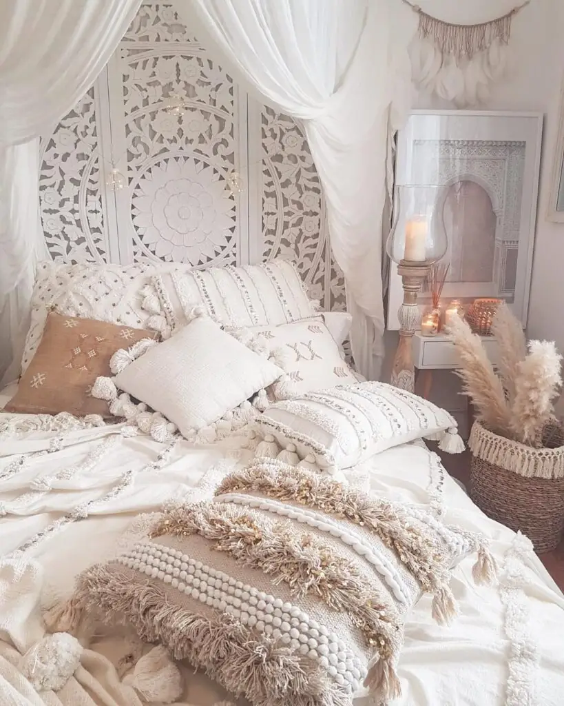 boho bedroom ideas neutral