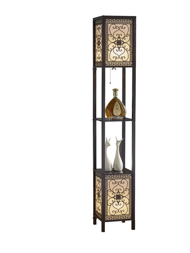 . floor lamp with storage