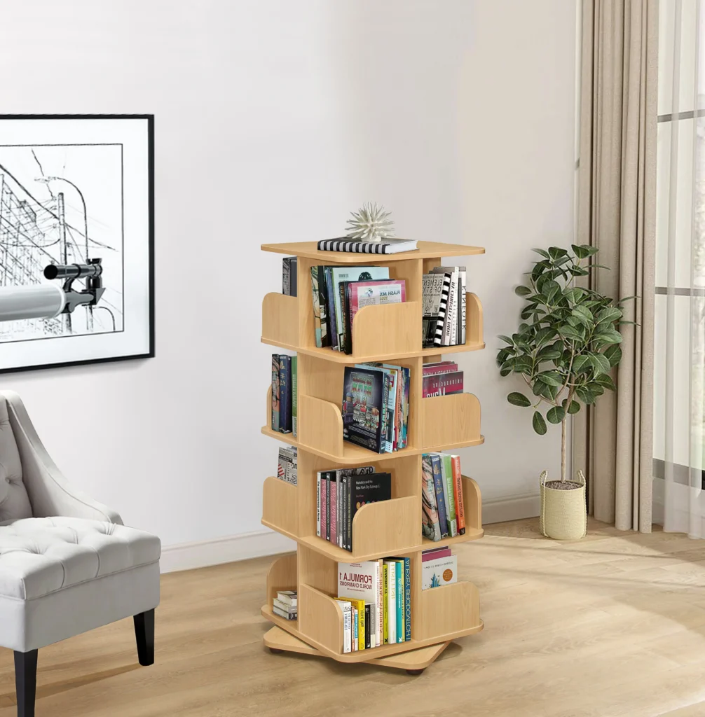 rotating bookshelf