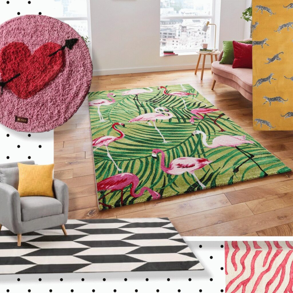 A statement rug