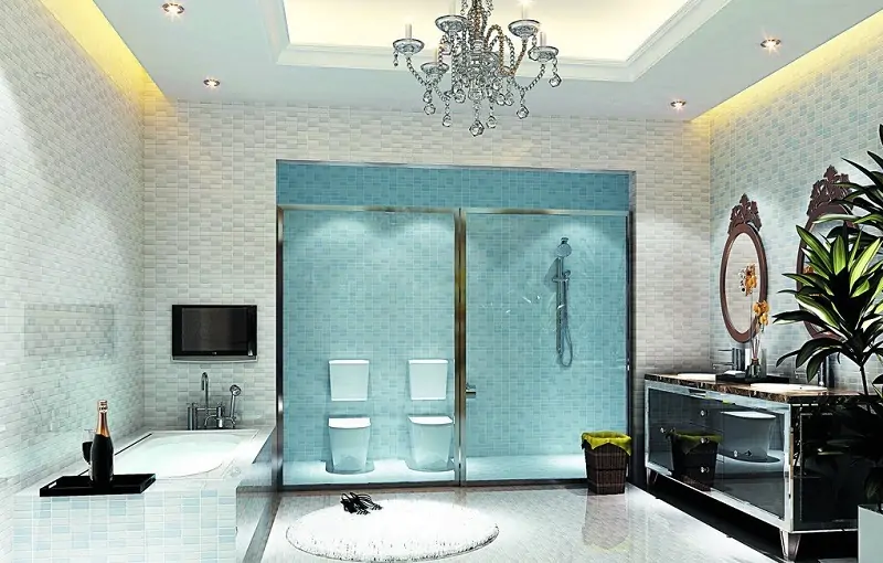 chandelier for bathroom ceiling