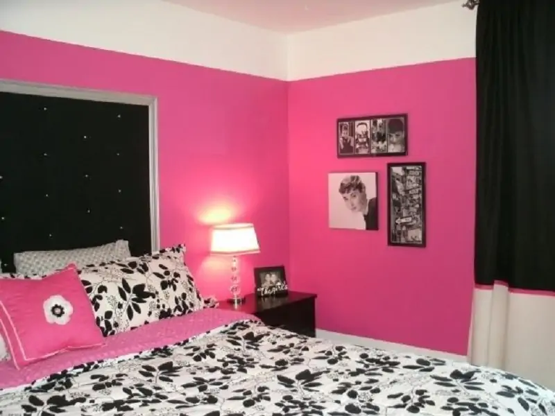 pink themed bedroom color ideas
