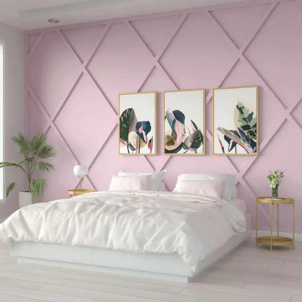 best pink color for bedroom wall