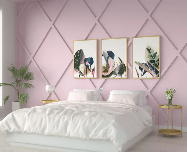 best pink color for bedroom wall
