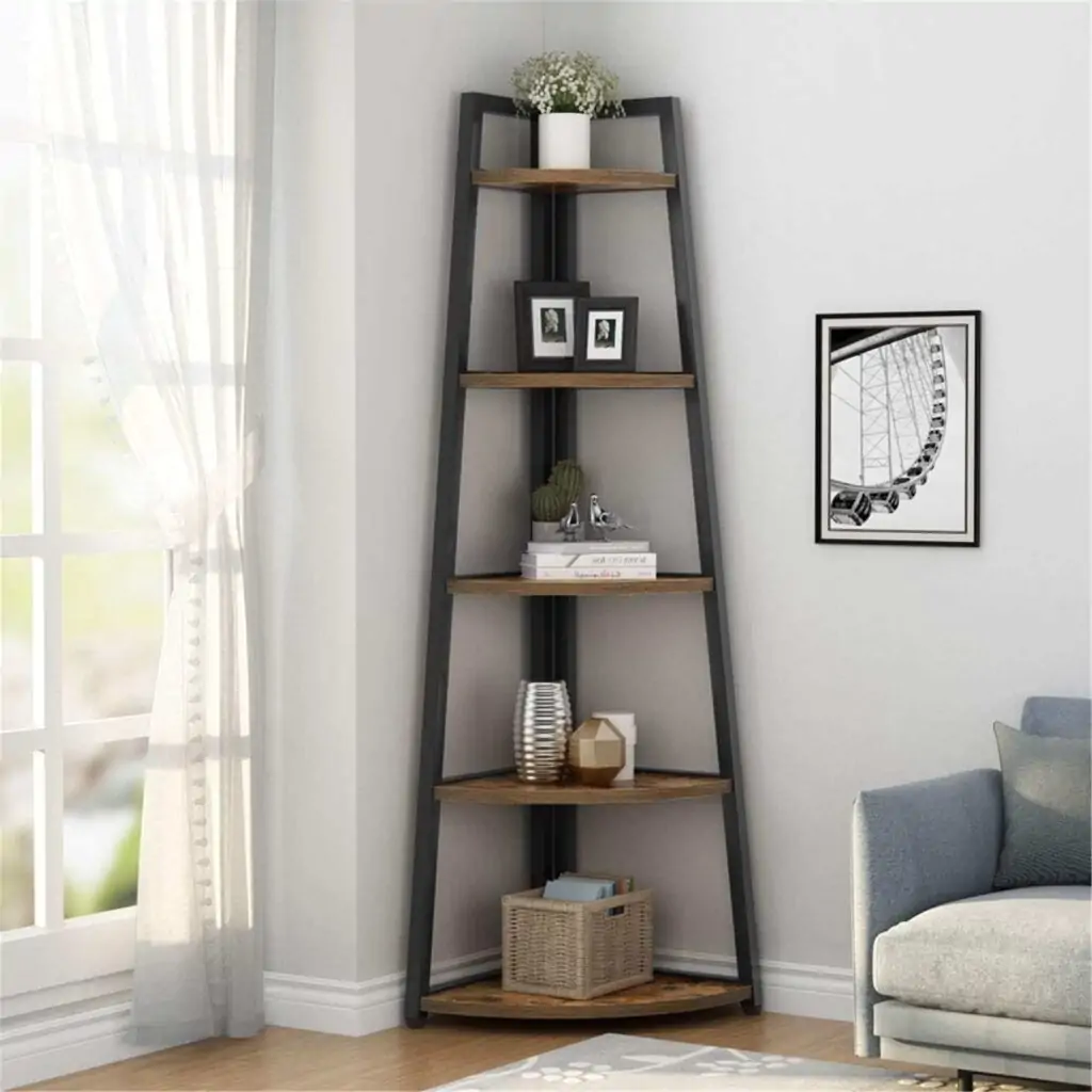 Ladder Corner Shelf