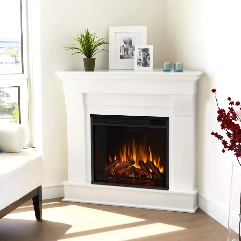 Corner Fireplace