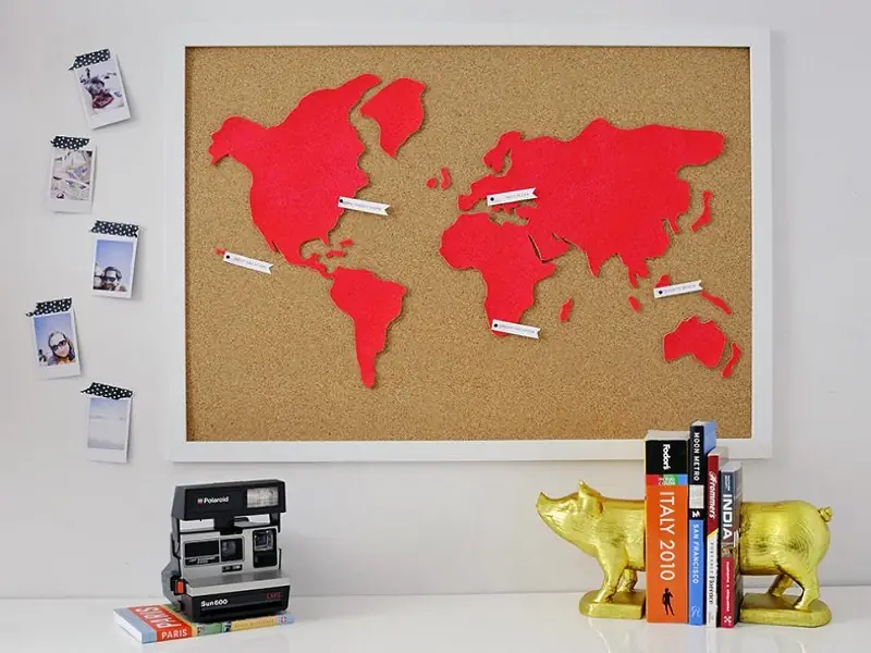 maps for decorating the office space