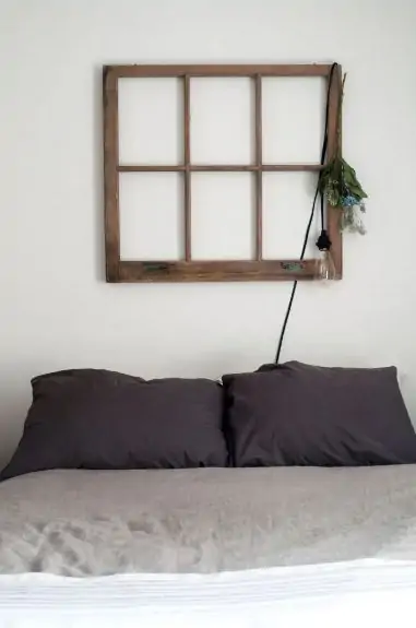 bedroom wall mirror decor with window frame
