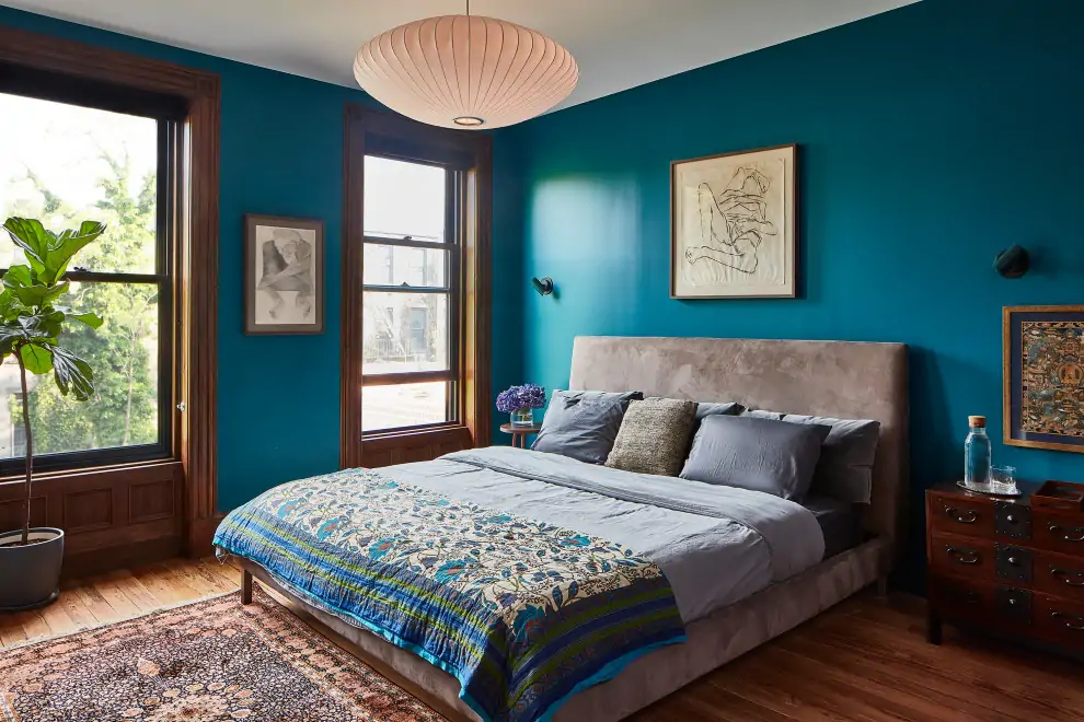 colorful design for master bedroom