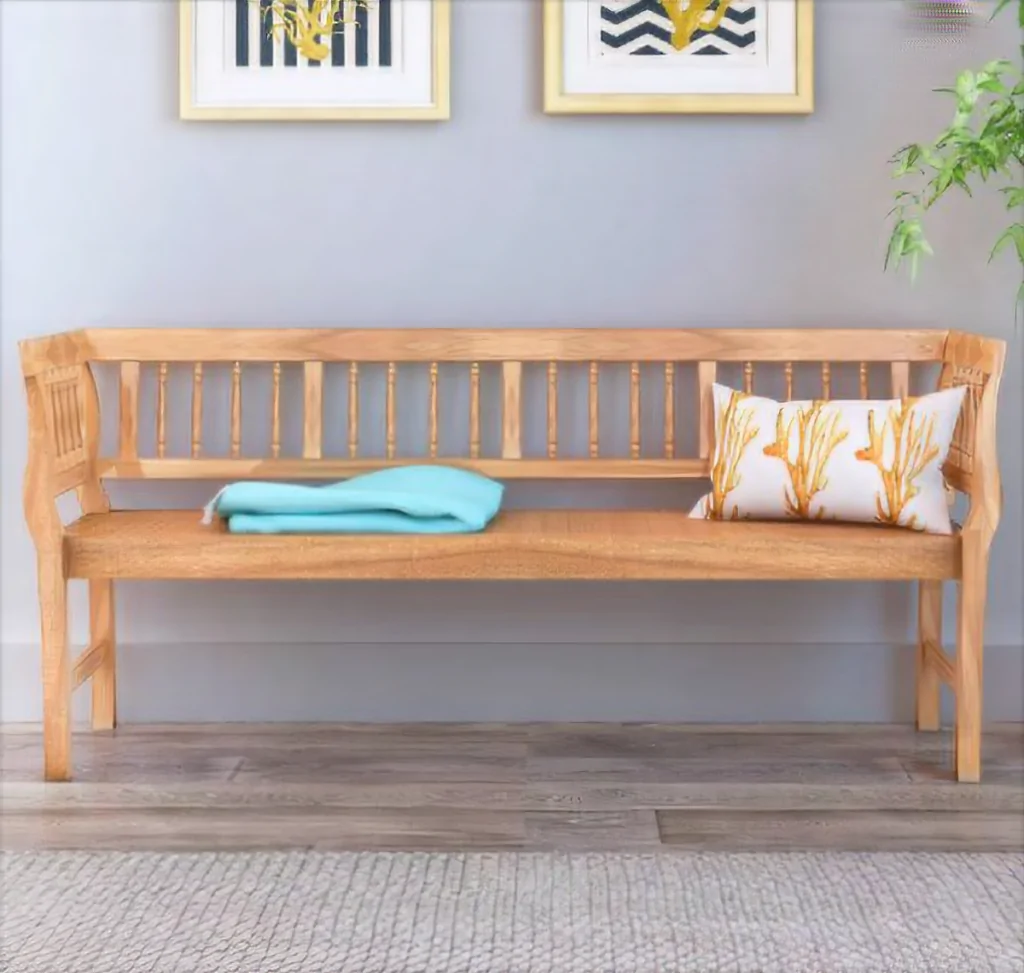 Pale Wood bench