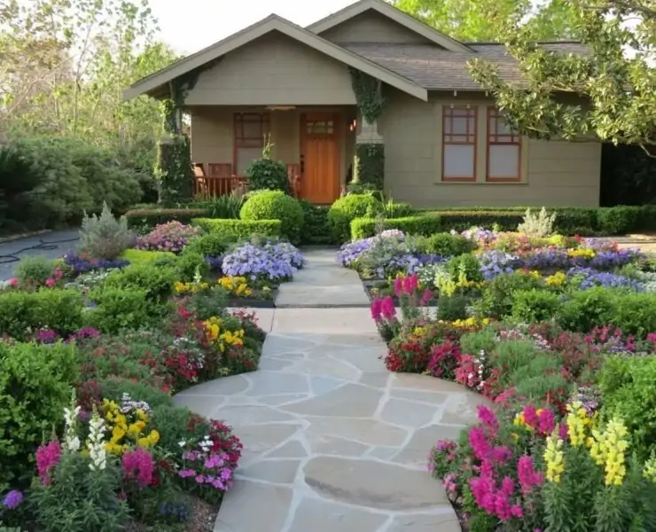 farmhouse front yard landscaping ideas