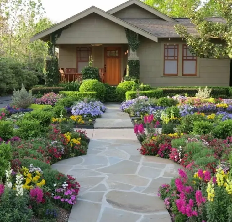 farmhouse front yard landscaping ideas