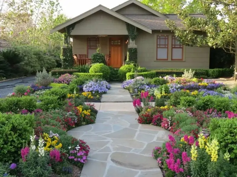 farmhouse front yard landscaping ideas