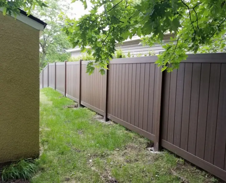 fence gap filler ideas cover fence line