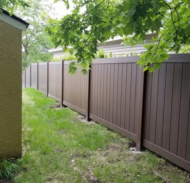 fence gap filler ideas cover fence line