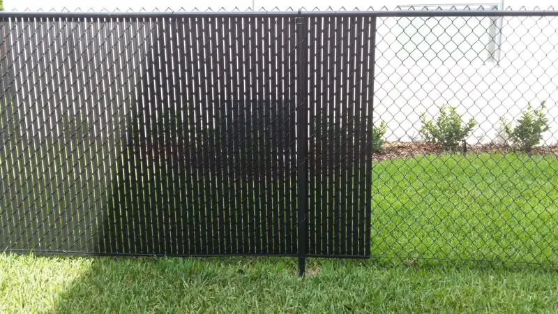 fence gap filler ideas chain link fence gap filler privacy slats