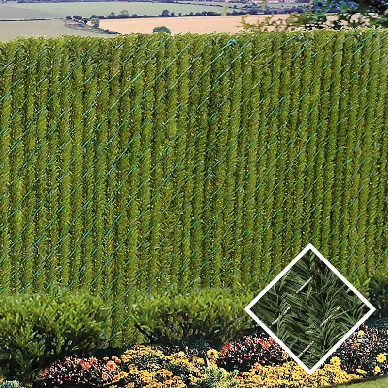 fence gap filler ideas chain link fence gap filler hedge slats