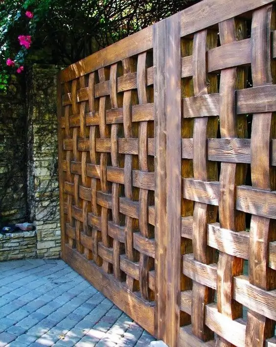 woven fence