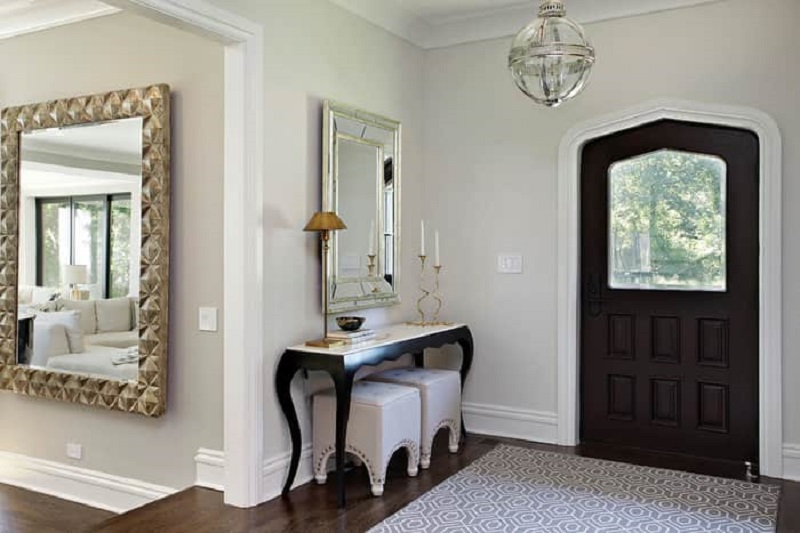 feng shui mirrors facing doors