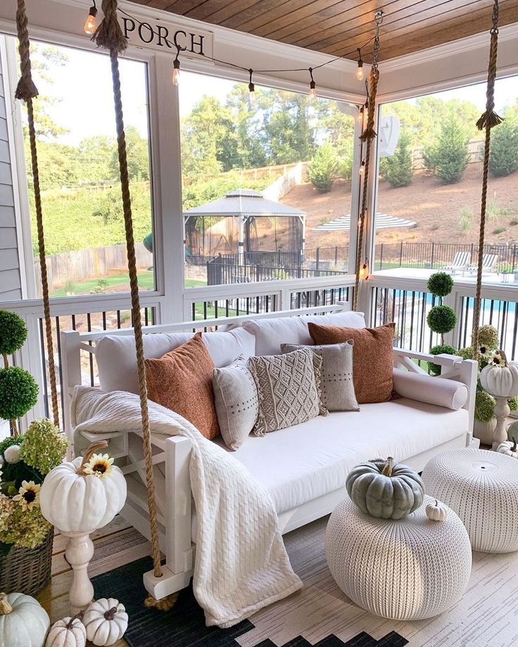 Simple Front Porch Swing Ideas You Are Bound to Like MakeoverIdea