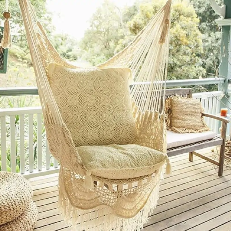 ma macmare hammock on the front porch