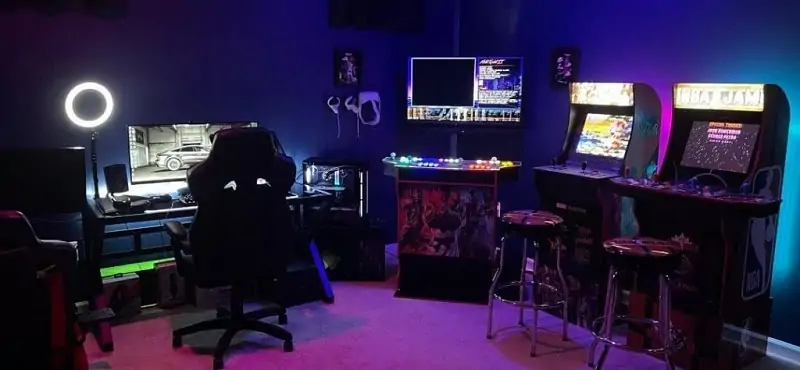 the gamers garage man cave