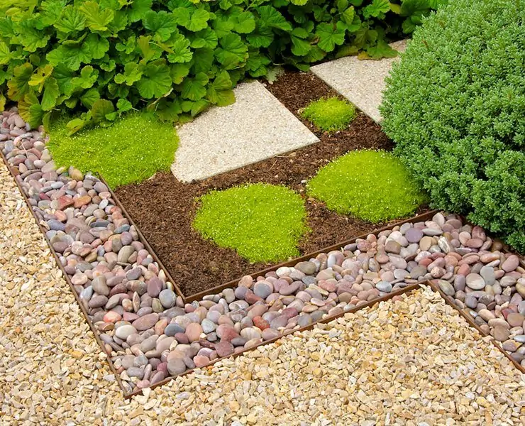 geometric rock garden garden design