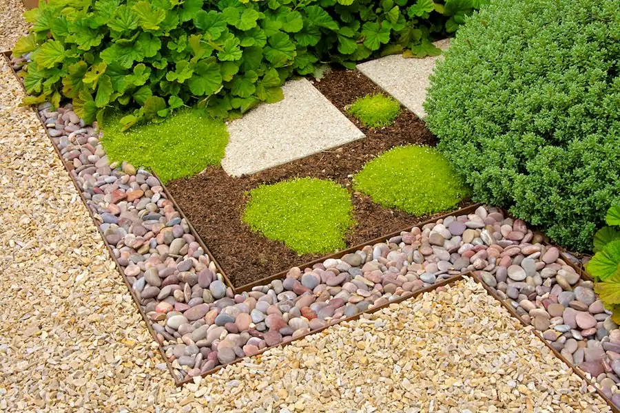 geometric rock garden garden design
