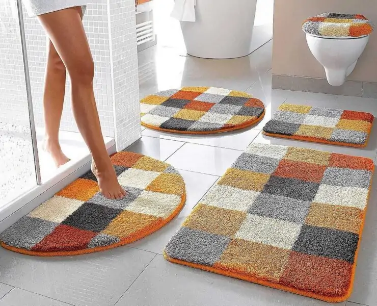 how to clean bathroom rug