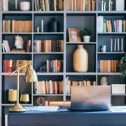 bookshelf with books