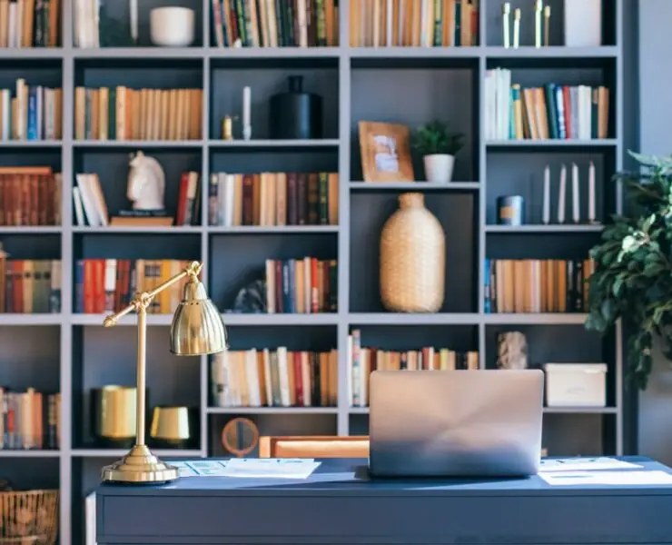 bookshelf with books