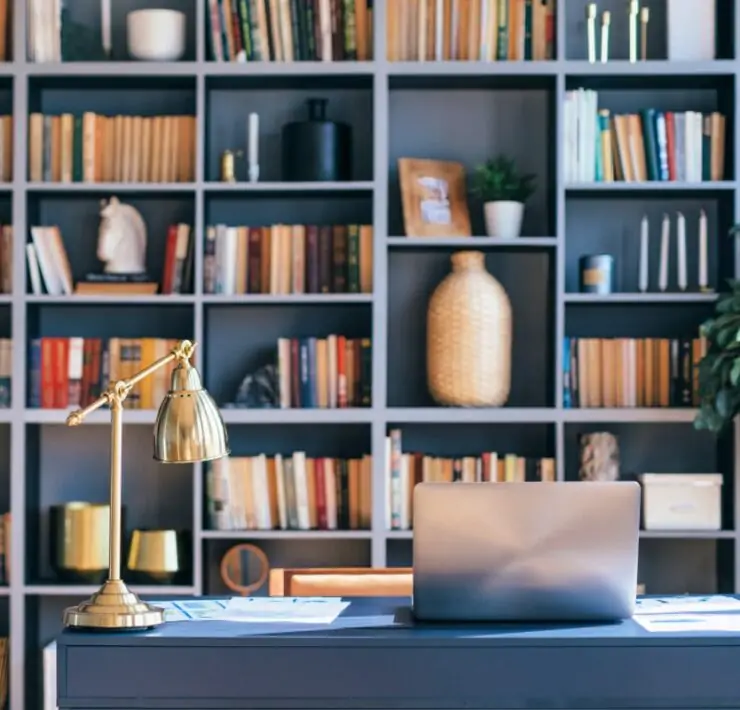 bookshelf with books