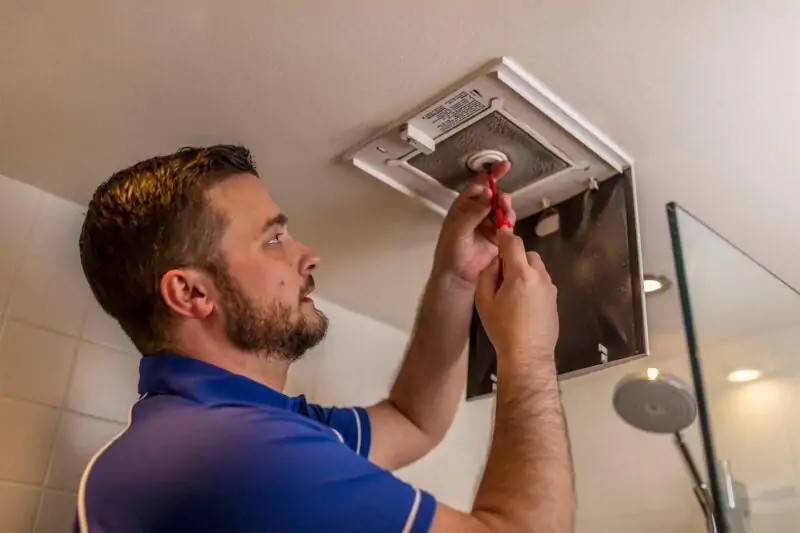 how to install a vent fan in a bathroom