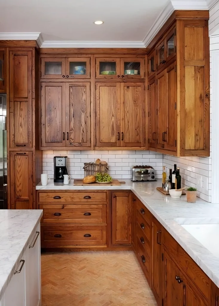 how to make old oak cabinets look modern transformed