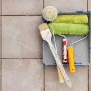 painting floor tiles