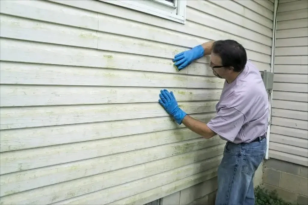 Remove paint from vinyle siding