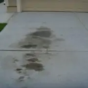 oil stains on concrete