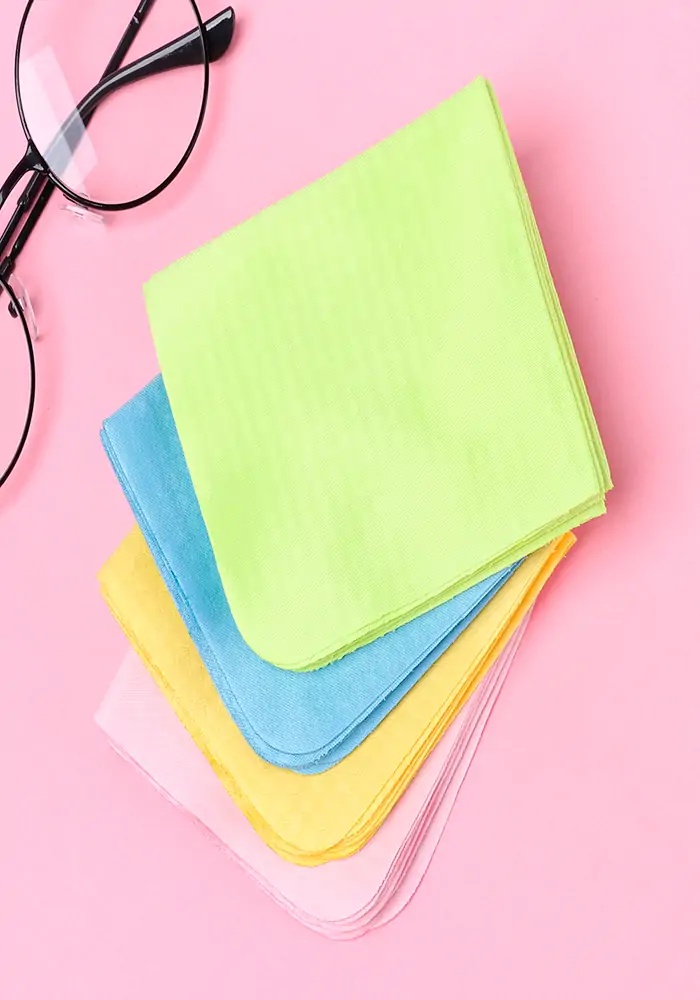 How to wash eyeglass cloth